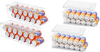 2 Pack Standard Can Organizer & 2 Pack Tall Can Organizer for Refrigerator