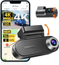 DDPAI 4K Dash Cam Front and Rear, 2160P+1080P Car Dash Camera, GPS 5G WiFi Dashcam for Cars, Free eMMC 32G Dual Storage Suppo