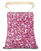 Car Trash Can, Durable Hanging Car Trash Garbage Bag, Cute Automotive Garbage Cans Organizer, Cute Pink Glitter Pattern