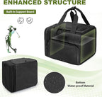 DSLEAF Small Golf Trunk Organizer Bag for Men & Women, Golf Car Locker with Bottom Shoe Space for A Pair of Shoes, Multiple