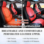 Coverado Seat Covers, Car Seat Covers Front Seats, Car Seat Cover, Car Seat Protector Waterproof, Car Seat Cushion Nappa Leat