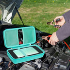 khanka Hard Travel Case Replacement for Halo Bolt 58830/57720 / Air 58830 / ACDC Max 55500 mWh Portable Emergency Power Kit, Portable Phone Laptop Charger, Case Only (Teal)