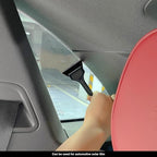 EHDIS Window Tint Tool Mini Quarter Window Squeegee Small Rubber Scraper Kit for Front Windows Rear Glass Shower Cleaning, Auto Car Glass Film Installation