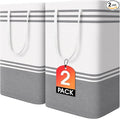 2 Pack Large Home Laundry Basket, Laundry Hamper, Freestanding Waterproof Dirty Clothes Bag, Tall Clothes Hamper - Extended &