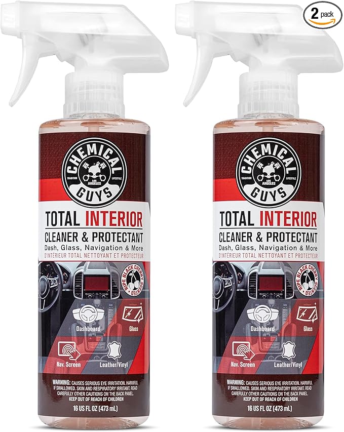 Chemical Guys SPI22516 Total Interior Cleaner & Protectant (Safe on Dash, Leather, Vinyl, Plastics, Trim, Glass, Fabric & Mor