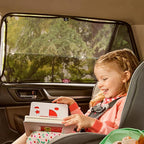 Munchkin® Brica® Magnetic Stretch to Fit™ Sun Shade, Black, 2 Pack