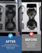 Cup Holder Inserts for Ford Explorer 2020-2024 Accessories, Non-Slip TPE Center Console Cup Holder Protector Organizer for Explorer Interior Accessories