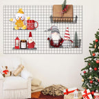 Yaocom 9 Pcs Grid Wall Shelves Gridwall Accessories Wall Grid Panel Hanging Basket with Hooks Set Includes 3 Basket 3 Wire St