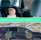 2017-2022 CRV Window Shades -Car Window Shade for Baby and Driver, Breathable Mesh Car Privacy Curtains for Side Windows, UV Protection and Heat Insulation for Road Trips, Napping