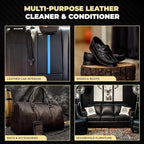 Nexgen Car Leather Cleaner and Conditioner Set - Quick Spray Car Seat Conditioner and Leather Restorer - Gentle Liquid Formul
