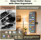 PAULONE 10-Pocket Multi-Use Over the Door Organizer, Heavy Duty 95lbs Capacity with Breathable Mesh, Versatile Hanging Storag