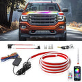 71 Inch Car Hood Light Strip, White Exterior Dynamic Car LED Hood Light, Flexible & Waterproof, Universal Exterior Daytime Running Light Strip with Fuse Protection for Cars, SUVs, Trucks