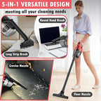 Cordless Vacuum Cleaner for Milwaukee M18 Battery, 5 in 1 Cordless Vacuum with 500W Brushless Motor Max 18000r/Min，50CFM 100A