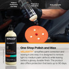 Malco Velocity One-Step Car Polish and Wax (90 Day Protection) - Best Polishing Compound for Automotive Paint Restoration/Scratch and Swirl Remover/Re-Shine and Protect Old Aged Paint (265016)