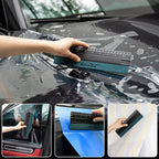 NEWISHTOOL Vinyl Wrap Squeegee for Vinyl, Big Size Wallpaper Smoothing Squeegee, 3 Pack 25CM Decals Squeegee with Ruler & Micro Suede Felt Edge for Sign Making Graphic Window Tint Film Application