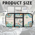 Butterfly Visor Organizer Storage Small Car Visor Organizer with Multi-Pocket Lightweight Soft Car Visor Storage Pouch for Card Pen Sunglasses Document Scratch-Resistant Sunvisor Organizers
