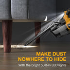 Cordless Vacuum Cleaner for Dewalt 20V MAX Battery, Handheld Vacuum Cleaner for Home Car Hardwood Floor Carpet, Portable Shop