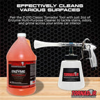 Tornador TC-Enzyme Multi-Purpose Cleaner – 1 Gallon | Enzyme Interior Cleaner for Carpet, Upholstery, Car Detailing Car Clean