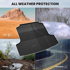 LASFIT Cargo Mat for Nissan Altima 2019-2026, All Weather TPE Custom Fit Durable No-Curling Trunk Mat for Altima 2019 2020 2021 2022 2023 2024 2025 2026 Cargo Liner Cargo Tray Accessories, Black