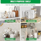 Bag & Purse Organizer for Closet, 4 Sets Adjustable Clear Handbag Storage Shelf, Plastic Clutch Dividers for Closet Organizer