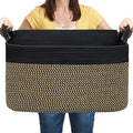 COMFY-HOMI Large Rectangular Blanket , Cotton Rope Woven for Storage, LaundryHamper, Storage ,Toy Organizing Bin with Handle,