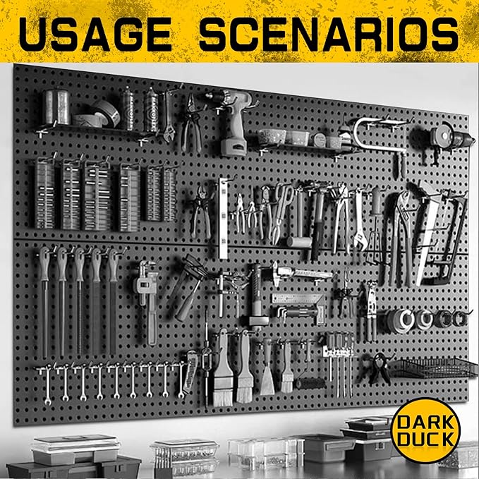 100PCS Pegboard Accessories Organizer Kit,Paper Towel Holder,Closet Organizers and Storage - Easy Storage and Organization fo