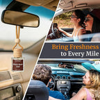 Hanging Car Air Fresheners, Aromtopia Bold Masculine Woody Fragrance for Car Diffuser, Rear View Mirror Accessories, Small Gi