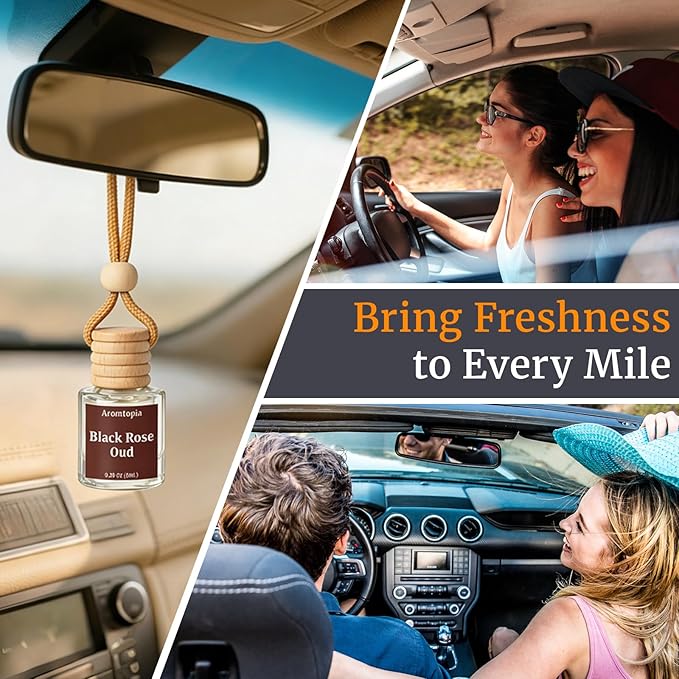 Car Air Fresheners, Hanging Car Essential Oil Diffuser-Sweet YARA, Aromtopia Long-Lasting Odor Eliminator Automotive Air Frag