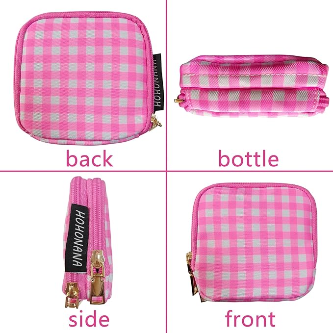 Travel Jewelry Case Small Jewelry Organizer Purse Jewelry Bag Women Jewelry Purse Double Layers for Bracelet Rings Earring Ne