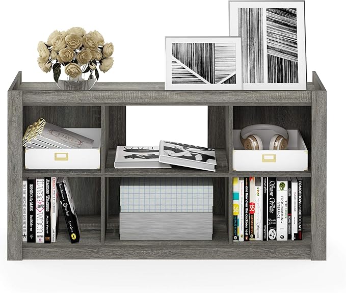 Furinno Bookcases Classic Bookshelf Storage Shelves, French Oak