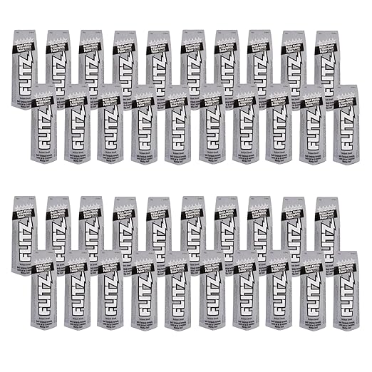 Flitz Metal Polish Paste - 5.29oz USA-Made Polish for Solid Chrome, Stainless Steel, & Aluminum - Non-Abrasive for Light Oxidation - Requires Manual Buffing - Not for Plated/Coated Surfaces (40-Pack)