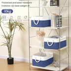 Large Storage Baskets- 15.7x11.8x8.26 inch Storage Bins for Shelves and Closet Organizing, Foldable Fabric Bin for Home Organ