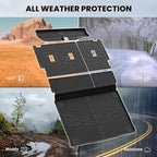 LASFIT Cargo Mat+Rear Back Seat Protector+Underfloor Storage Mat for Ford Bronco 4-Door 2021-2026 TPE All Weather Protection Liners Waterproof Backrest Mat Custom Fit Non-Slip Easy Clean
