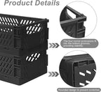 2 Pack Mini Foldable Small Plastic Baskets for Organizing and Storage，Collapsible Storage Crates,Mini Bins for Home Kitchen B