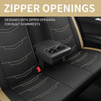Seat Covers,Sport and Breathable Seat Covers,Anti-Slip Universal Fit Car Seat Covers Full Set for Cars Sedans SUV and Truck(F