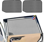 KUST Car Window Shades for 2016-2025 2026 Ford F150 Accessories, Breathable Mesh Magnetic Window Covers, Rear Back Side Window Sun Shades UV Block Privacy Protection for Baby Camping Napping 2PCS