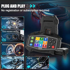 OBD2 Scanner Diagnostic Code Reader,Automotive OBD II Engine Light,Battery Tester,Mode 6, Mode 8 & I/M Readiness,OBDII Scan