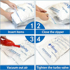 Vacuum Storage Bags, Space Saver Vacuum Seal Storage Bags 35-Pack Sealer Bags for Clothes, Clothing, Bedding, Comforter, Blan