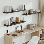 Vivelove Single Floating Shelves 48 Inches, 48 x 10 inch Deep x 1.8 in Thick, Long Wall Shelves Heavy Duty 80 lbs for Bedroom