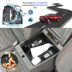 SHAOHAO for 2025 2026 Nissan Frontier Center Console Organizer Tray for 2022 2023 2024 2025 2026 Nissan Frontier Accessories Frontier (S, SV, Pro-X, Pro-4X, SL) Center Console Tray with Tissue Holder
