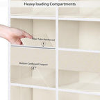 Univivi 5-Shelf Fabric Door Storage Over Door Hanging Organizer with 8 Large Pockets and 4 Small PVC Pockets Closet Cabinet W
