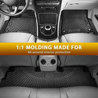 Powerty Floor Mats for Honda Odyssey 2026 2025-2018 Mini Passenger Van Car Mats, All Weather TPE Custom 1st 2nd & 3rd Rows Floor Liner and Cargo Liner Honda Odyssey Accessories (Floor Mats+Trunk Mat)