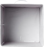 Amazon Basics Collapsible Fabric Storage Cubes Organizer with Handles, Sturdy Storage Bins, White, 10.5-x-10.5-x-11-inch, 6-P