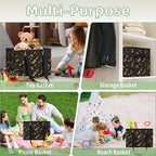 Reusable Grocery Bag, Foldable Large Shopping Tote Bag for Groceries Kitchen Picnic Car Trunk