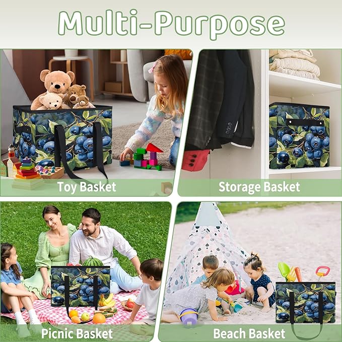Reusable Grocery Bags Heavy Duty Shopping Bags Foldable Large Tote Bags with Long Handles & Hard Bottom