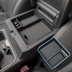 JKCOVER Center Console Organizer Tray Compatible with 2025 2026 Toyota 4Runner Accessories Insert Armrest Box Secondary Storage ABS Material