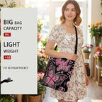 BeeGreen Reusable Grocery Shopping Bag -Travel Tote Bag - Foldable Compact Sturdy Bags