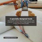 Shark StainStriker Portable Carpet & Upholstery Cleaner w/on board self cleaning - Spot, Stain, & Odor Eliminator, Includes 2
