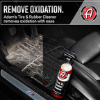 Adam's Polishes Tire & Rubber Cleaner (Gallon) - Removes Discoloration From Tires Quickly - Works Great on Tires, Plastic Tri