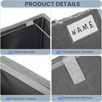 File Organizer Box, Portable Tote Bag Hanging Filing Box Desktop File Folder Document Storage Organizer with Pockets and Hand